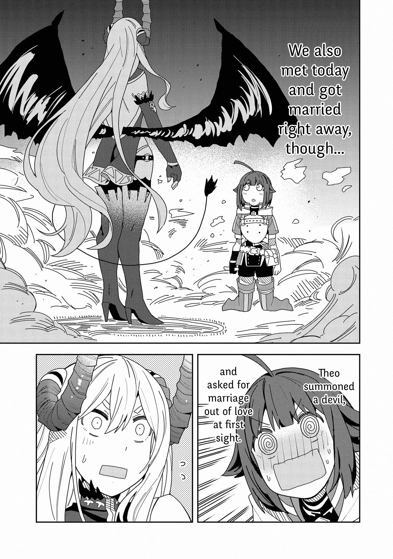 I Summoned the Devil to Grant Me a Wish, but I Married Her Instead Since She Was Adorable ~My New Devil Wife~ Chapter 7 page 9 - Chapter 7: Clearing the Trash