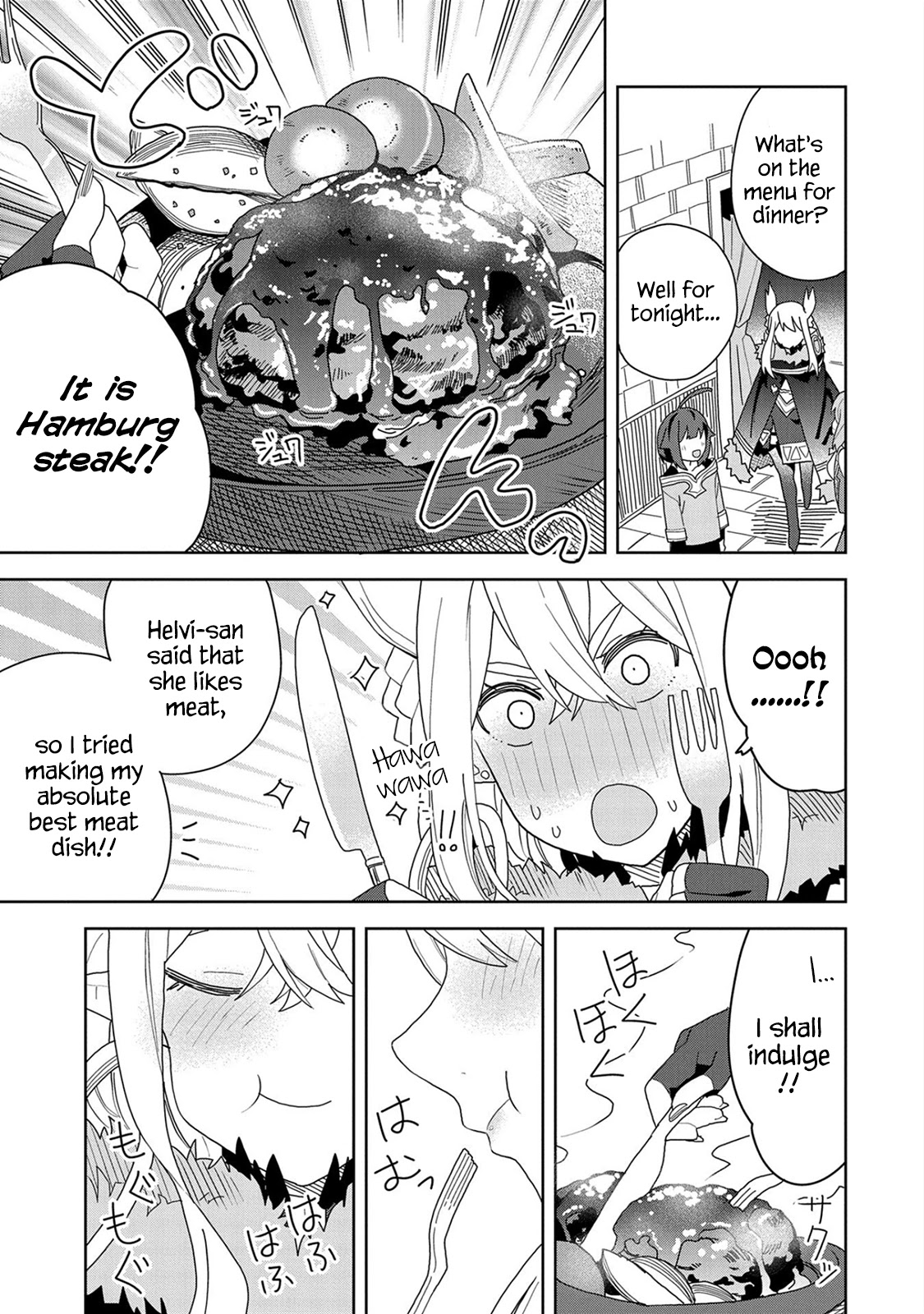 I Summoned the Devil to Grant Me a Wish, but I Married Her Instead Since She Was Adorable ~My New Devil Wife~ Chapter 8 page 9 - Chapter 8: Let's Eat Together