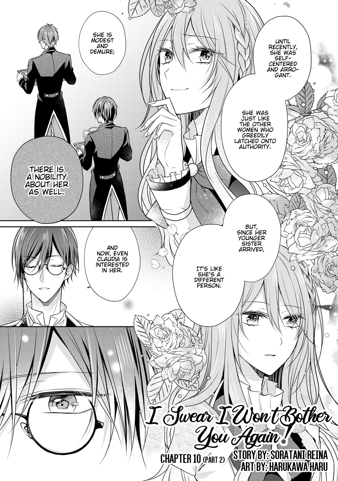 I Swear I Won't Bother You Again! Chapter 10.2 page 2 - Chapter 10.2