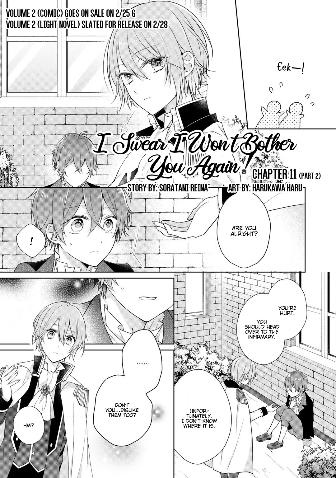 I Swear I Won't Bother You Again! Chapter 11.2 page 2 - Chapter 11.2