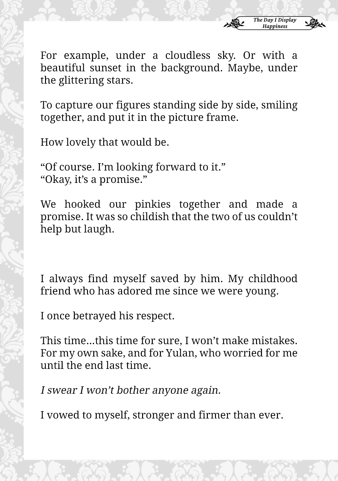 I Swear I Won't Bother You Again! Chapter 5.5 page 23 - Chapter 5.5