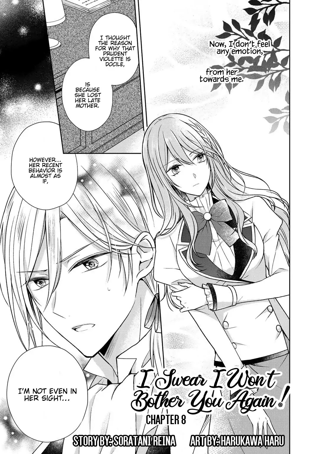 I Swear I Won't Bother You Again! Chapter 8 page 2 - Chapter 8