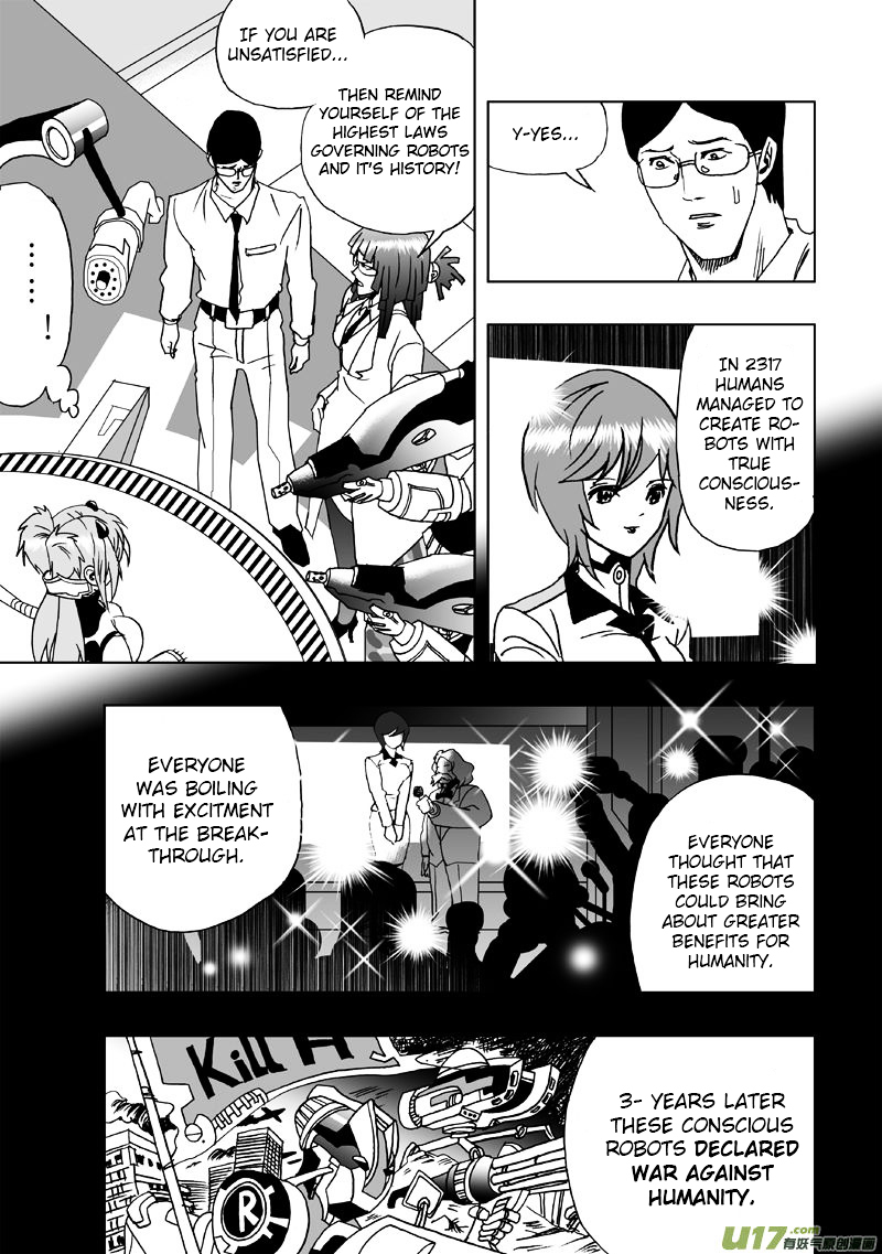 I The Female Robot Chapter 1.2 page 12 - Vol.1 Chapter 2: Intelligent Robot? Death!
