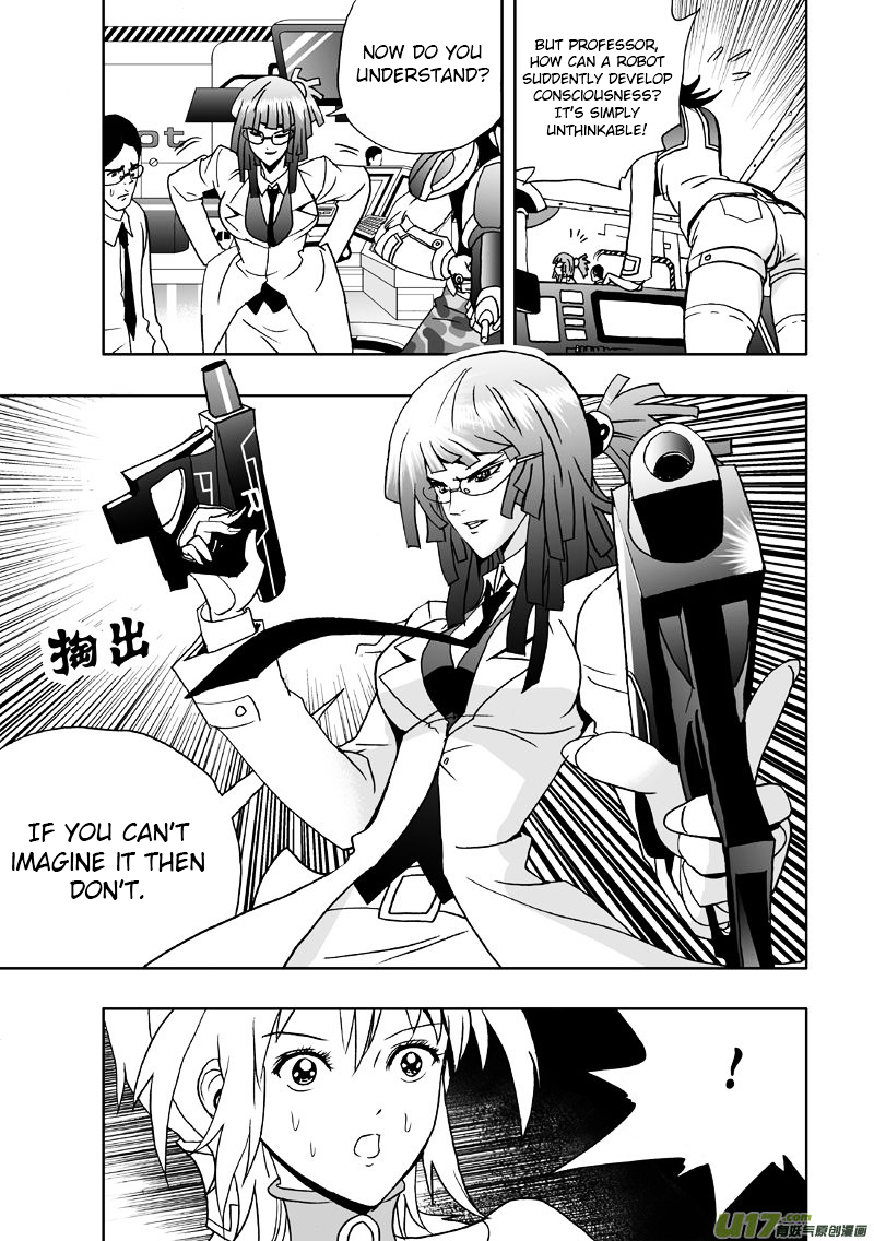 I The Female Robot Chapter 1.2 page 16 - Vol.1 Chapter 2: Intelligent Robot? Death!