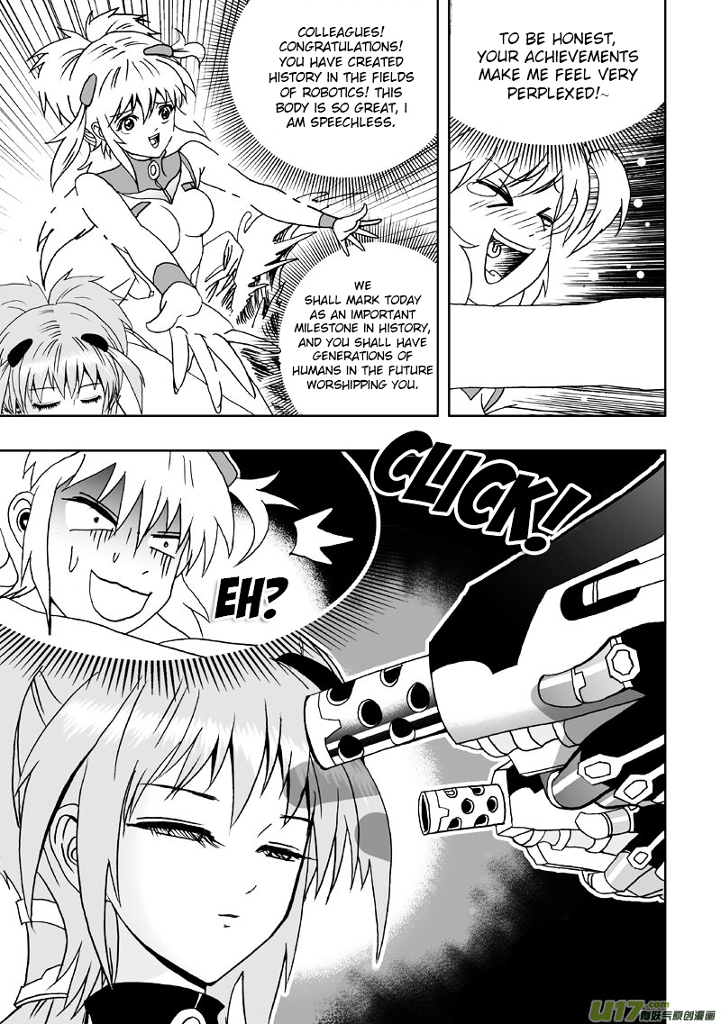 I The Female Robot Chapter 1.2 page 8 - Vol.1 Chapter 2: Intelligent Robot? Death!