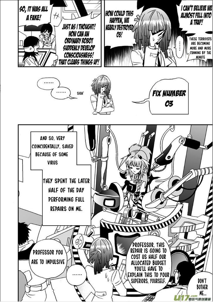 I The Female Robot Chapter 1.3 page 9 - Vol.1 Chapter 3: A Virus? (HQ Version)