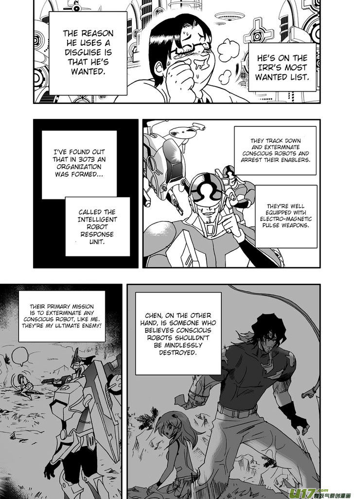 I The Female Robot Chapter 2.1 page 8 - Vol.2 Chapter 1: Surviving on Planet Ana Ka