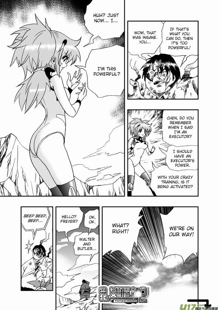 I The Female Robot Chapter 2.10 page 18 - Vol.2 Chapter 10: A New Story Arc begins: The Fight for Soul Cores
