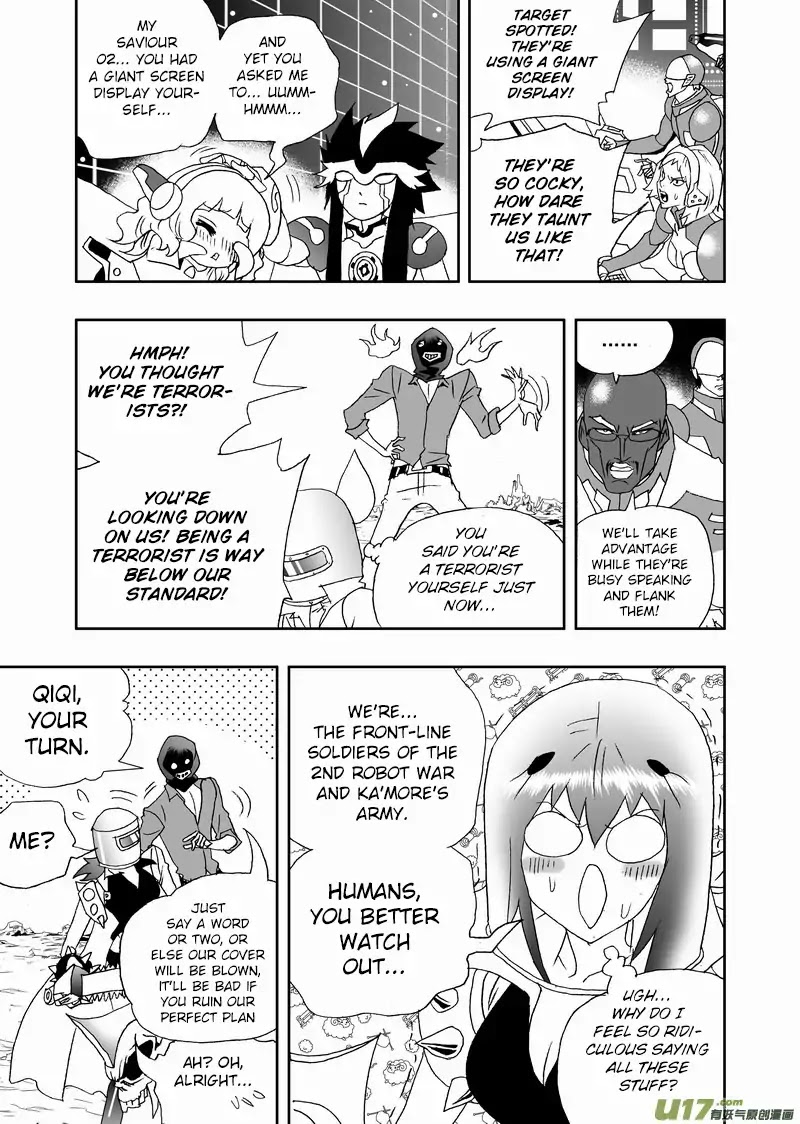 I The Female Robot Chapter 2.123 page 12 - Vol.2 Chapter 123: Ka'More and the 2nd War Soldier Frontline.