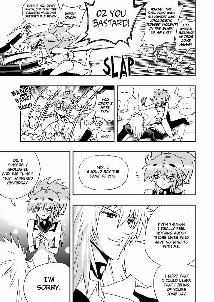 I The Female Robot Chapter 2.60-2 page 12 - Vol.2 Chapter 60.2: Qiqi and 02 Have a Big Fight (2)