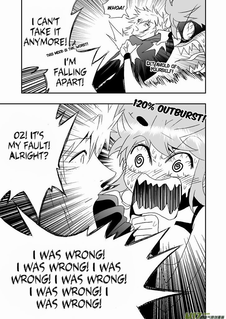 I The Female Robot Chapter 2.60-2 page 8 - Vol.2 Chapter 60.2: Qiqi and 02 Have a Big Fight (2)