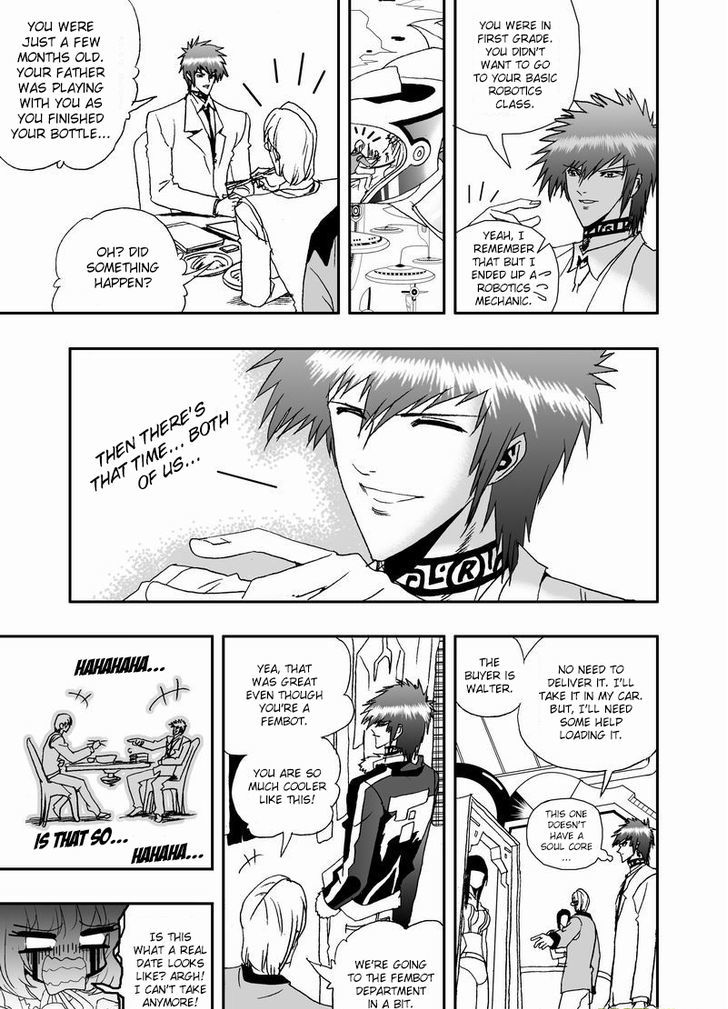 I The Female Robot Chapter 2.9 page 14 - Vol.2 Chapter 9: Affected by my programs?