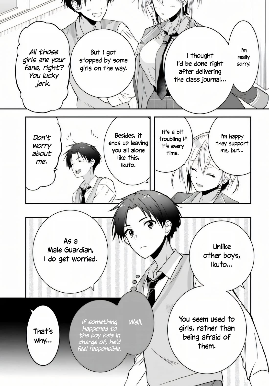 I Thought I'd Be Popular in a World Where Chastity is Reversed. Chapter 1 page 16 - Chapter 1