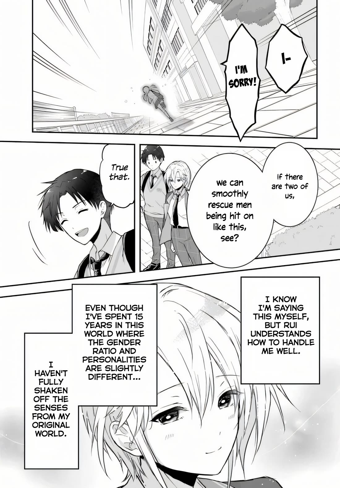 I Thought I'd Be Popular in a World Where Chastity is Reversed. Chapter 1 page 26 - Chapter 1