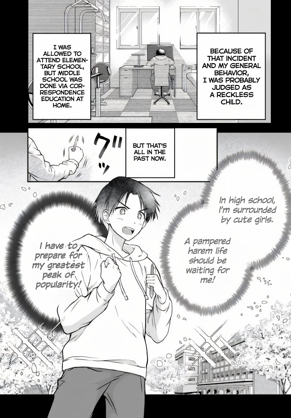 I Thought I'd Be Popular in a World Where Chastity is Reversed. Chapter 1 page 6 - Chapter 1