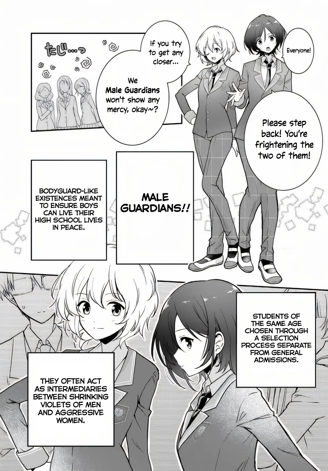 I Thought I'd Be Popular in a World Where Chastity is Reversed. Chapter 1 page 8 - Chapter 1