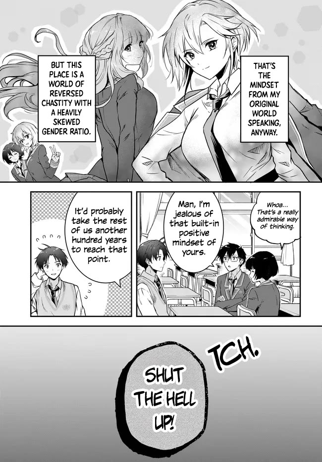 I Thought I'd Be Popular in a World Where Chastity is Reversed. Chapter 8.1 page 5 - Chapter 8.1