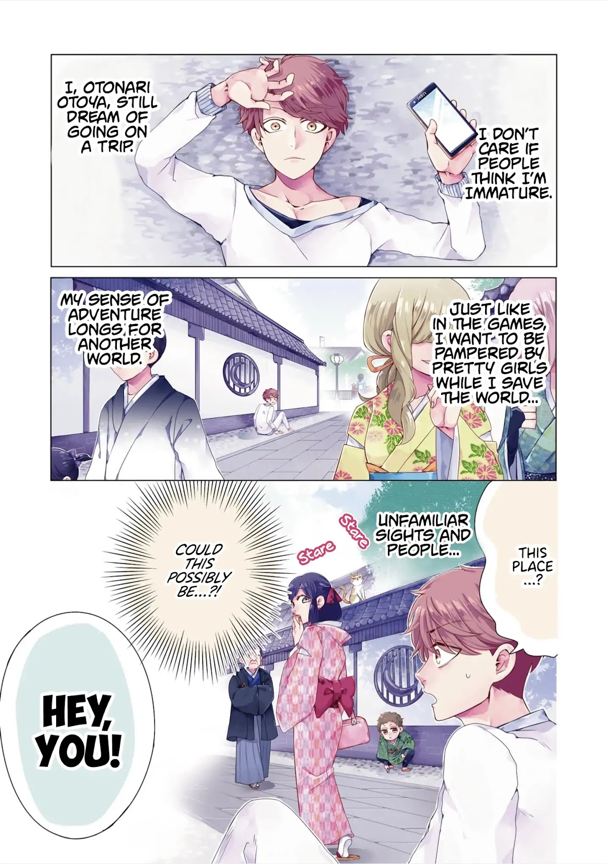 I ♂ Took A Trip to an Otome Game Chapter 1 page 4 - Chapter 1: Is This My Shangri-La?!