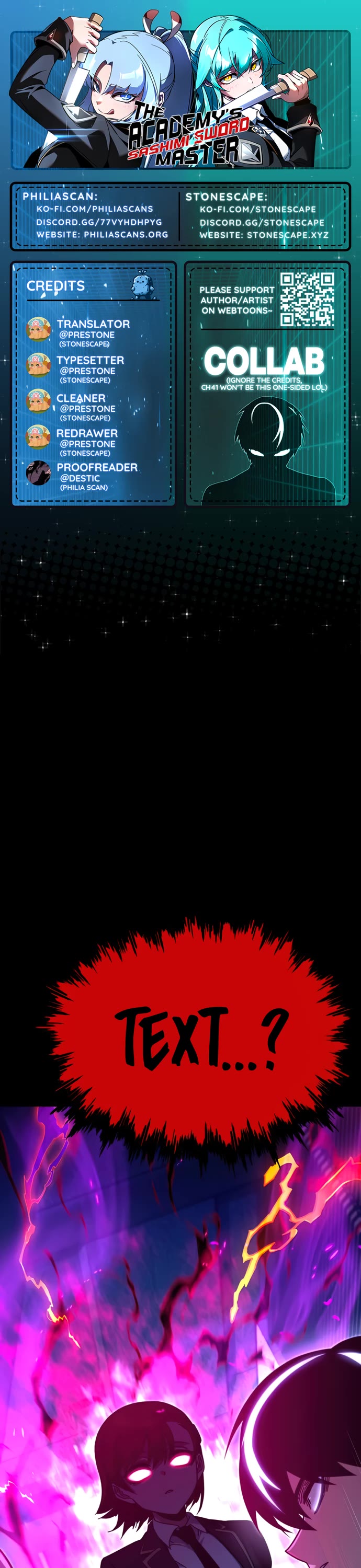 I Took Over the Academy With a Single Sashimi Knife Chapter 39 page 1 - Chapter 39