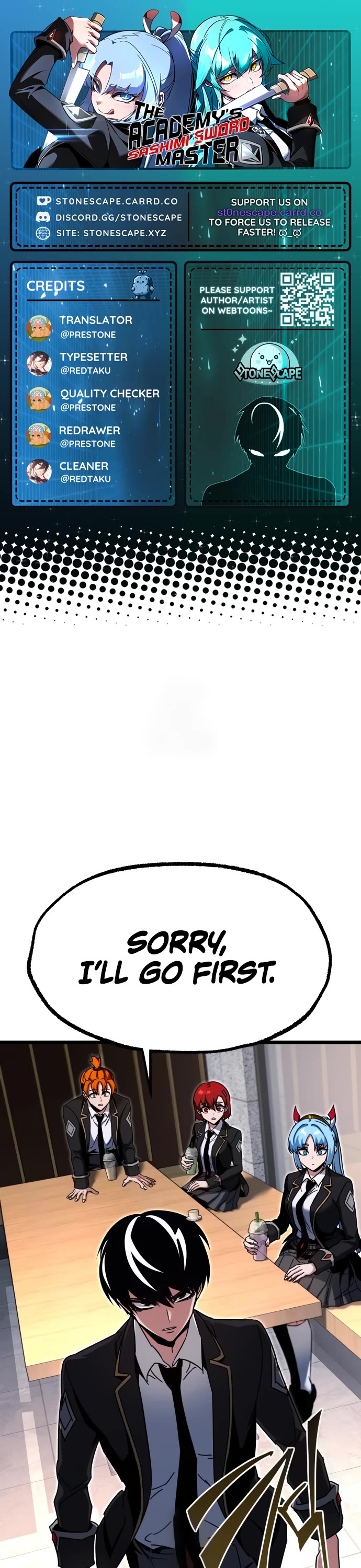 I Took Over the Academy With a Single Sashimi Knife Chapter 53 page 1 - Chapter 53