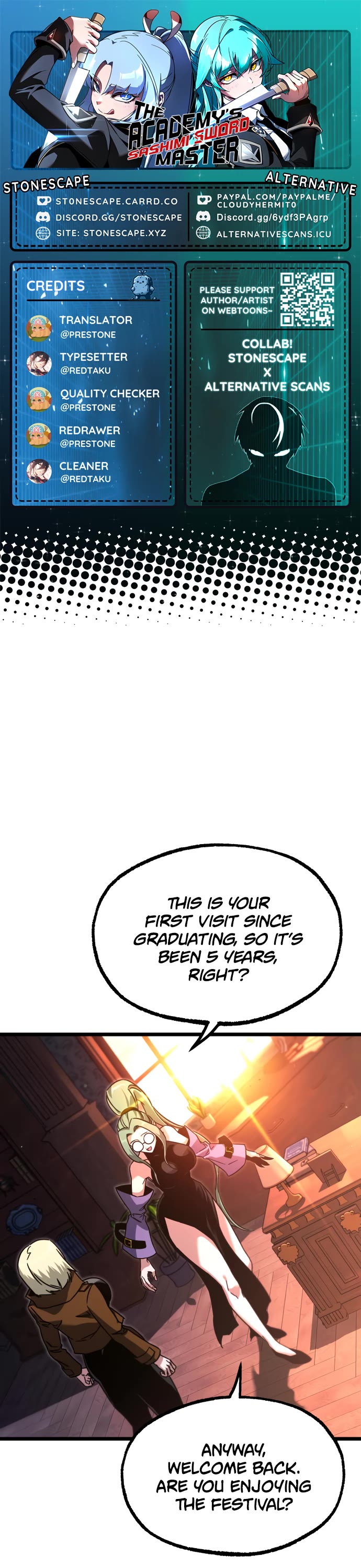 I Took Over the Academy With a Single Sashimi Knife Chapter 60 page 1 - Chapter 60