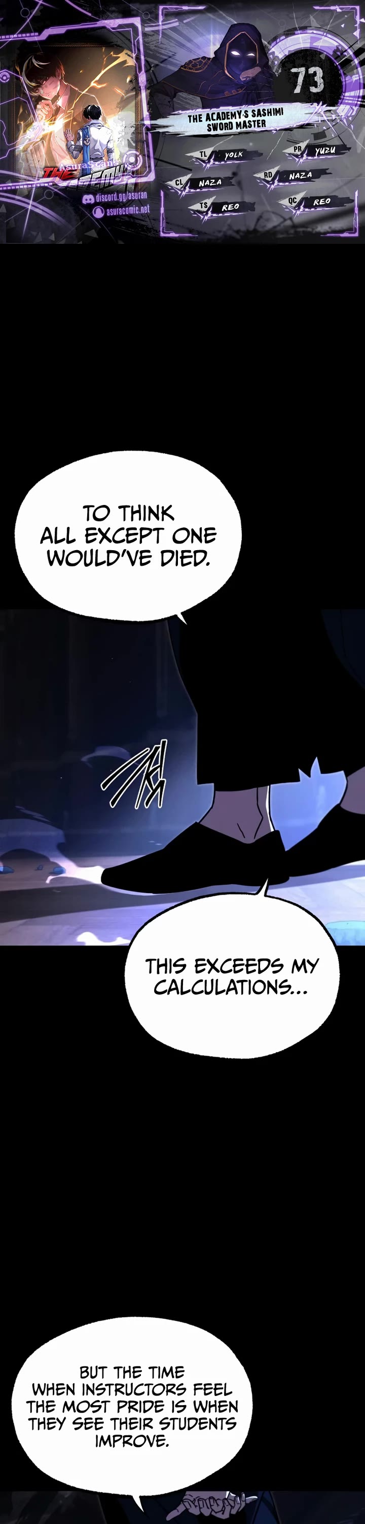 I Took Over the Academy With a Single Sashimi Knife Chapter 73 page 1 - Chapter 73: The Purge (3)
