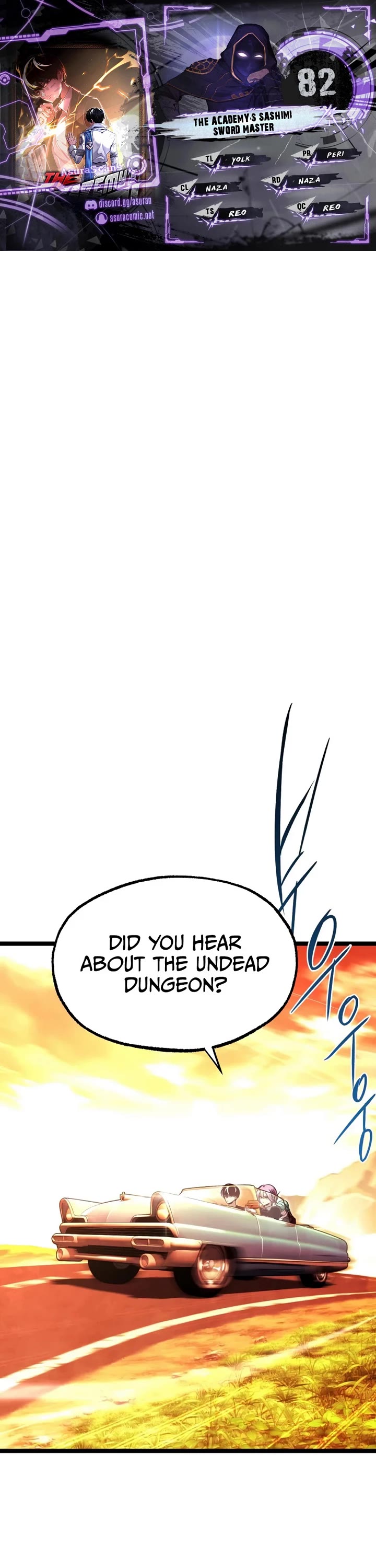 I Took Over the Academy With a Single Sashimi Knife Chapter 82 page 1 - Chapter 82: The People of the Sword Saint Family