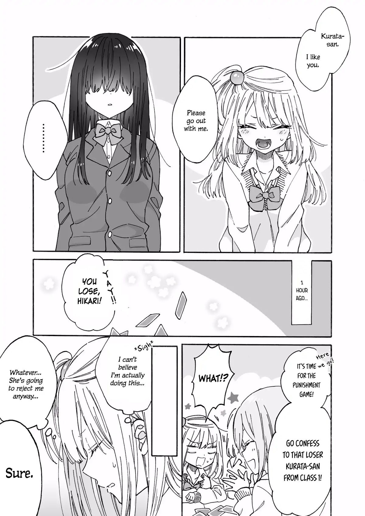 I Tried to Hit on the Plain Girl but She Counter-Attacked Chapter 1 page 1 - Chapter 1