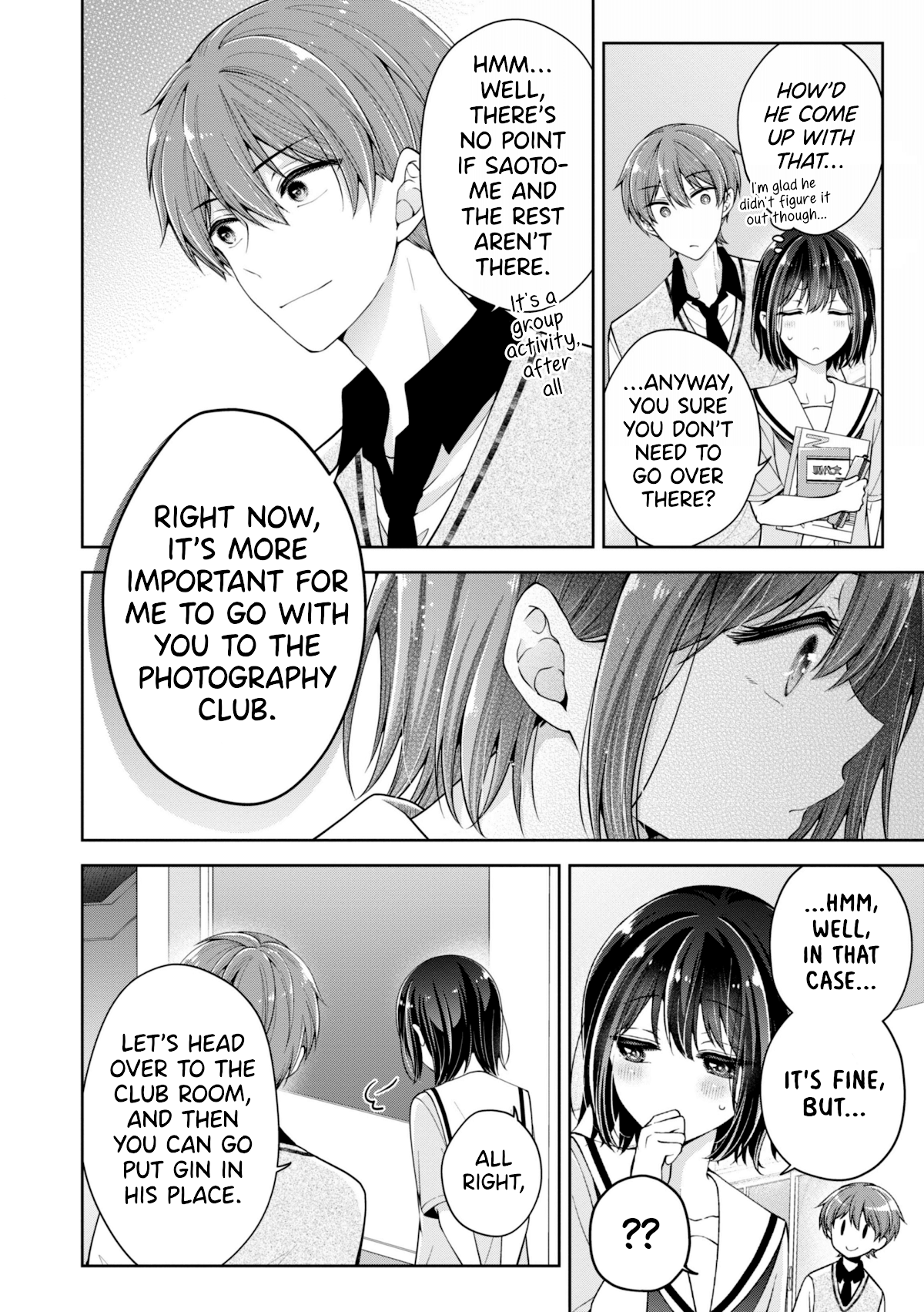 I turned my childhood friend (♂) into a girl Chapter 17.6 page 4 - Chapter 17.6: Extra - Senpai