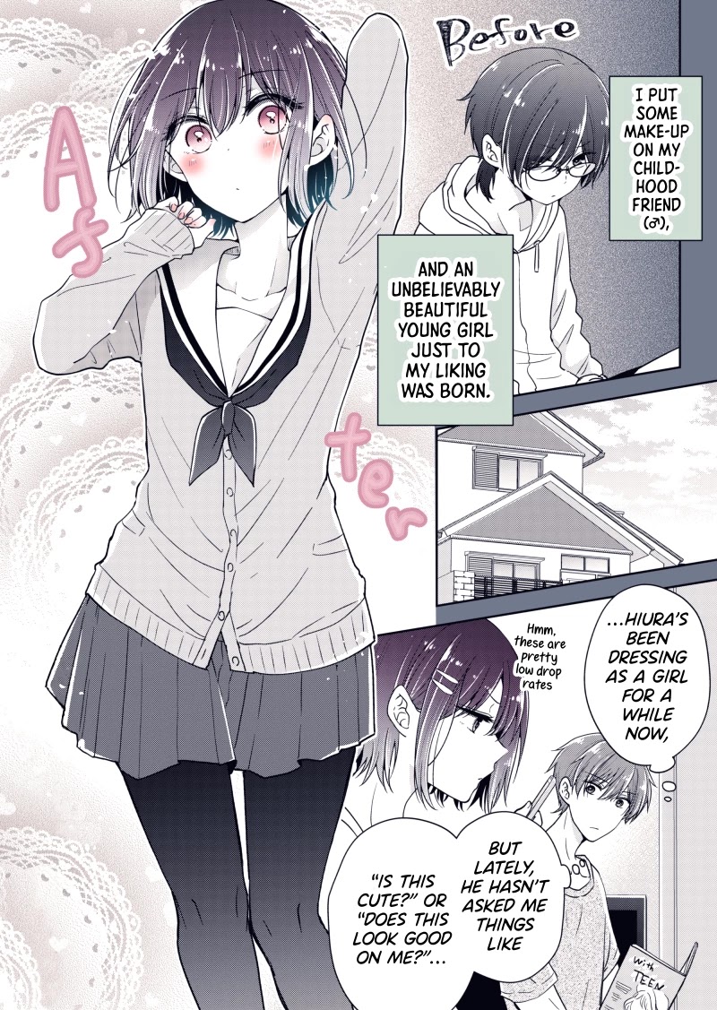 I turned my childhood friend (♂) into a girl Chapter 17.9 page 1 - Chapter 17.9: Otokonoko Day Special