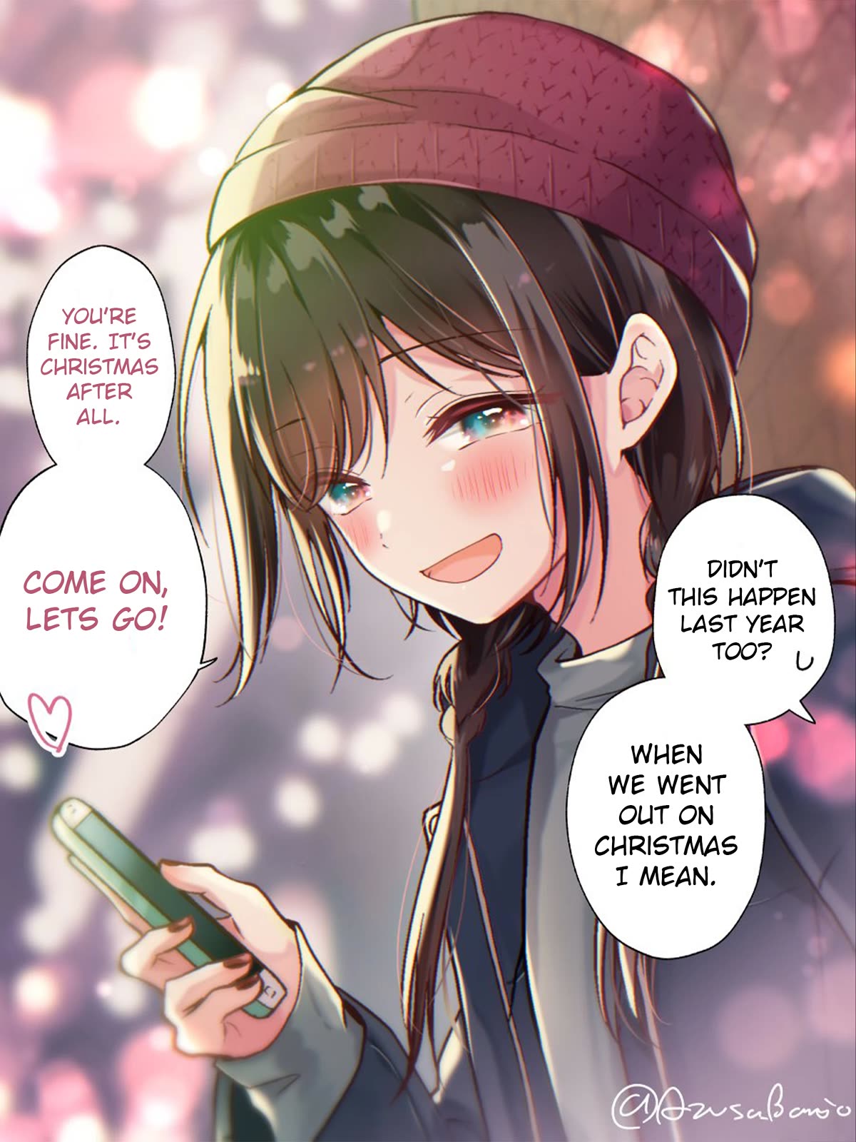 I turned my childhood friend (♂) into a girl Chapter 76.5 page 2 - Chapter 76.5: Spending Christmas With My Cute Childhood Friend(♂)