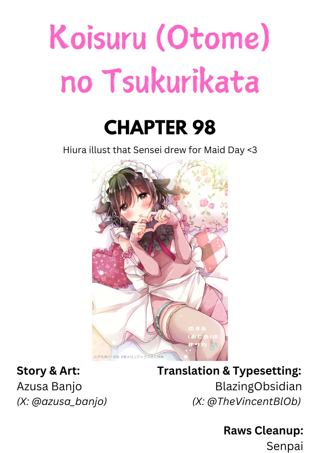 I turned my childhood friend (♂) into a girl Chapter 98 page 1 - Chapter 98