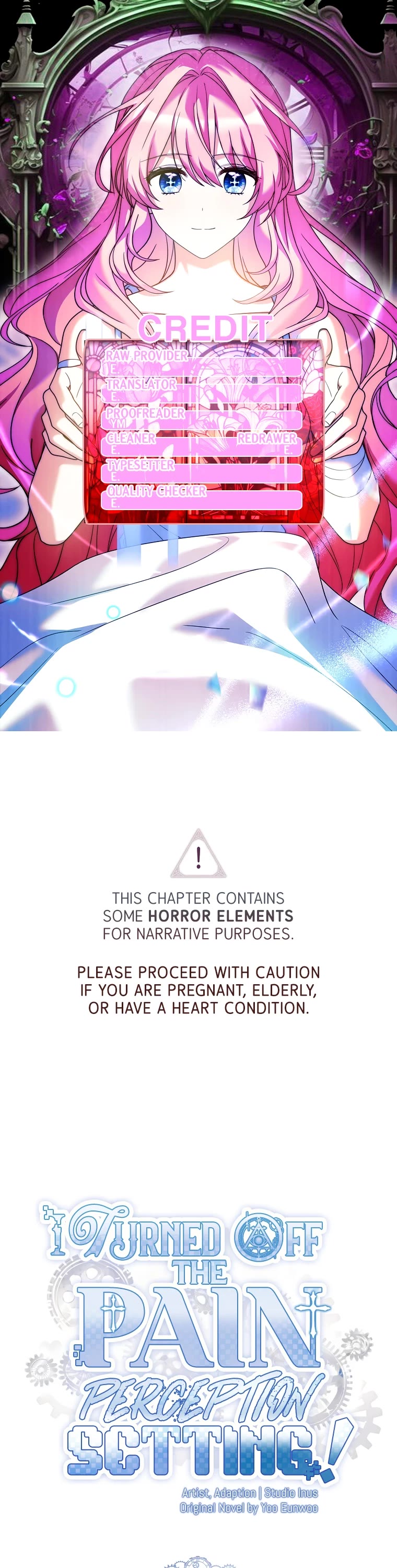 I Turned off the Pain Perception Setting! Chapter 38 page 1 - Chapter 38
