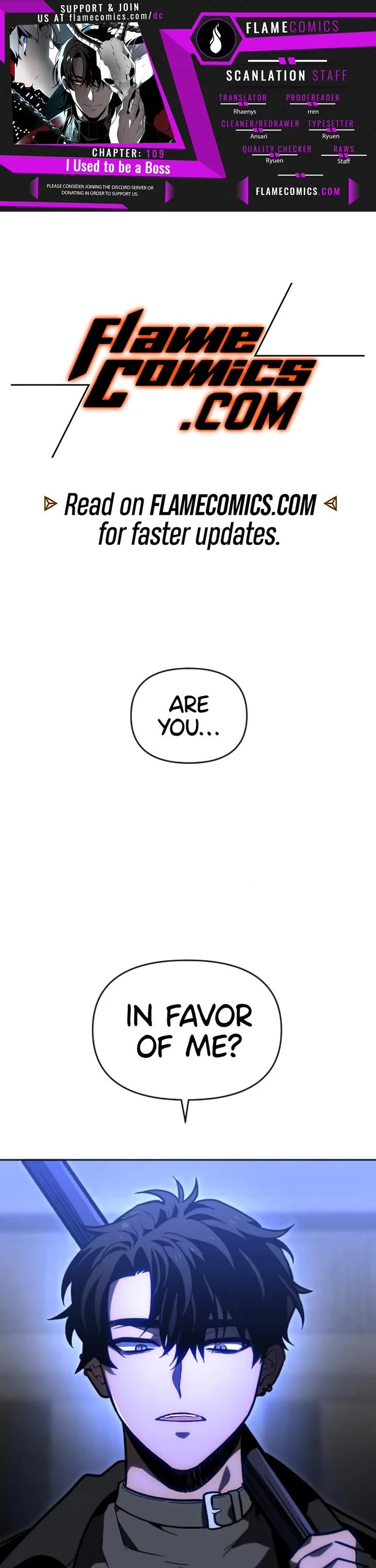 I Used to Be a Boss Chapter 109 page 1 - Chapter 109: Reorganization