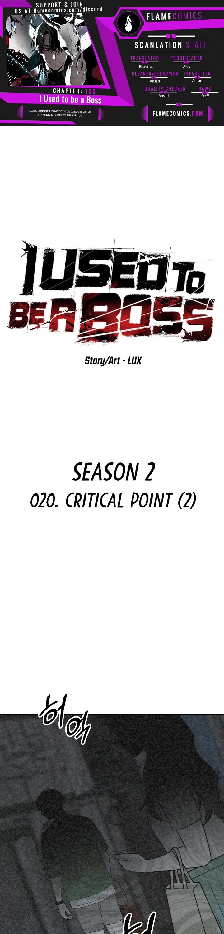 I Used to Be a Boss Chapter 120 page 1 - Chapter 120: Critical Point (2)