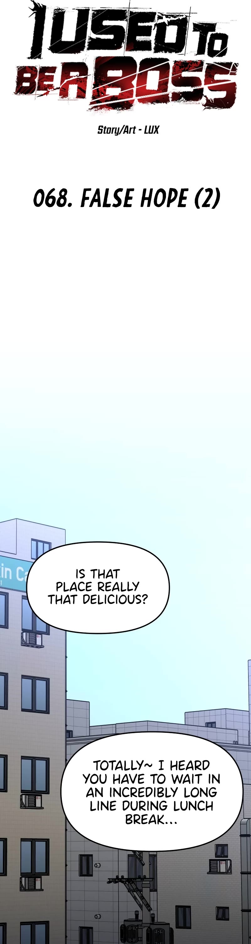 I Used to Be a Boss Chapter 68 page 16 - Chapter 68