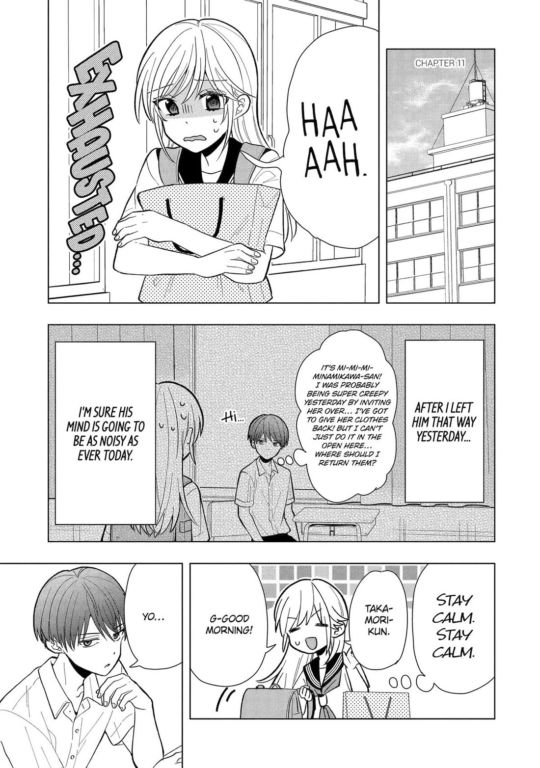 I Wanna Shut up Takamori-kun!! Chapter 11 page 1 - Chapter 11