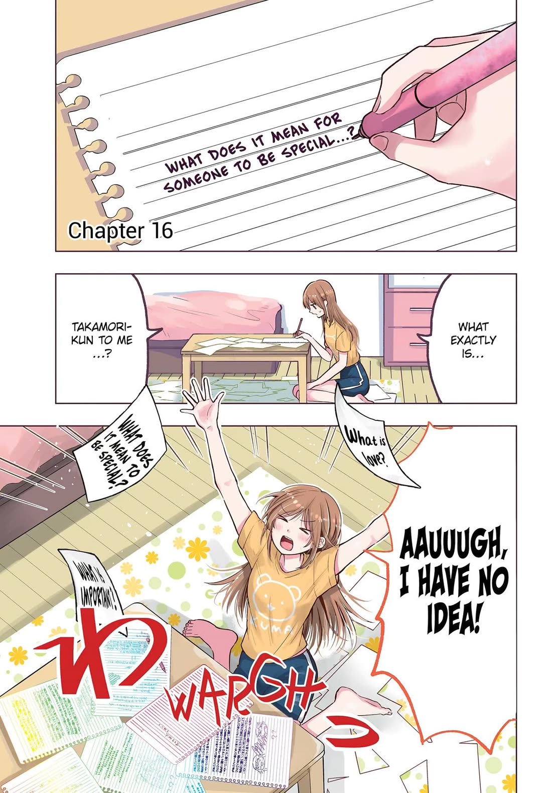 I Wanna Shut up Takamori-kun!! Chapter 16 page 1 - Chapter 16