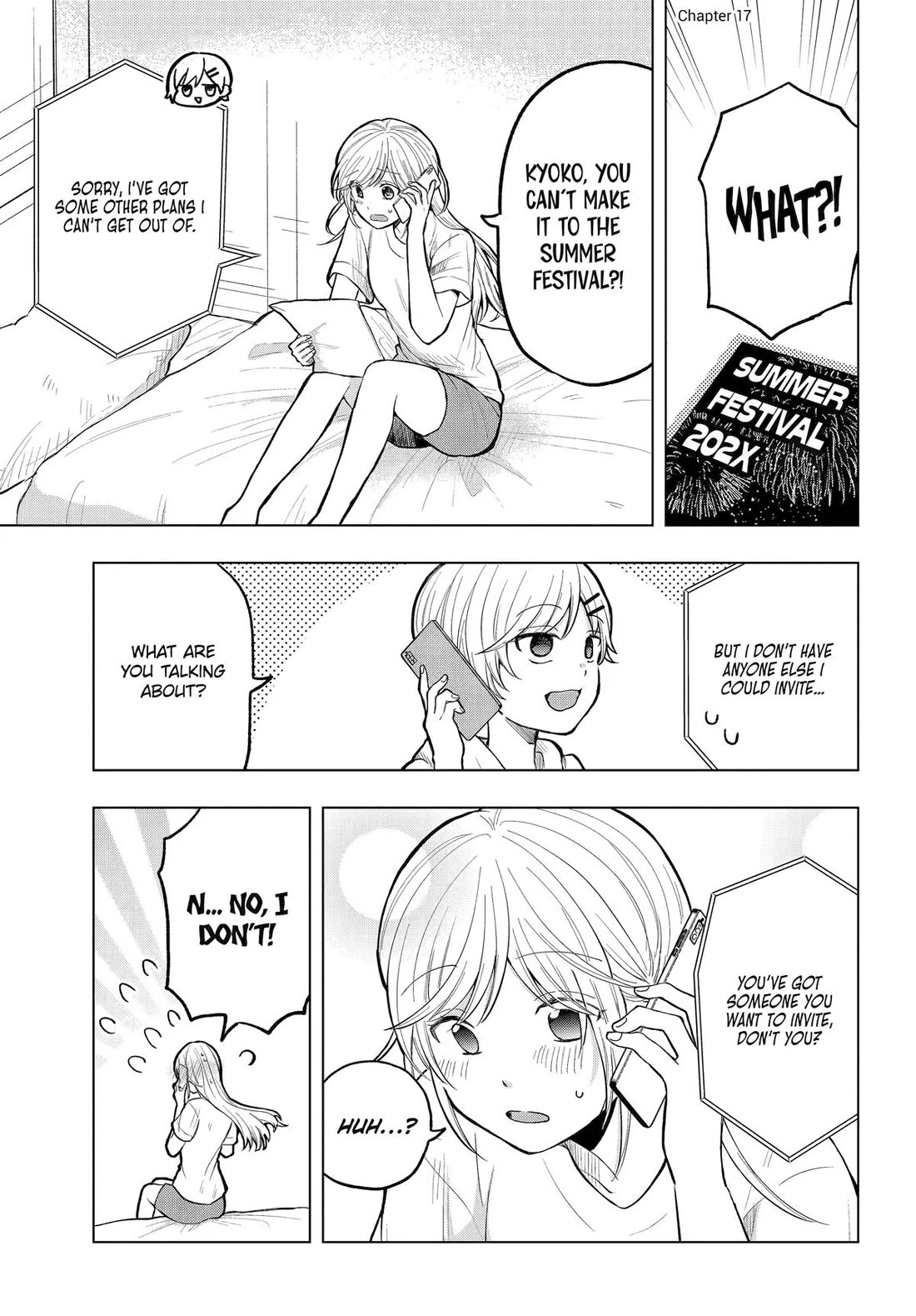 I Wanna Shut up Takamori-kun!! Chapter 17 page 1 - Chapter 17