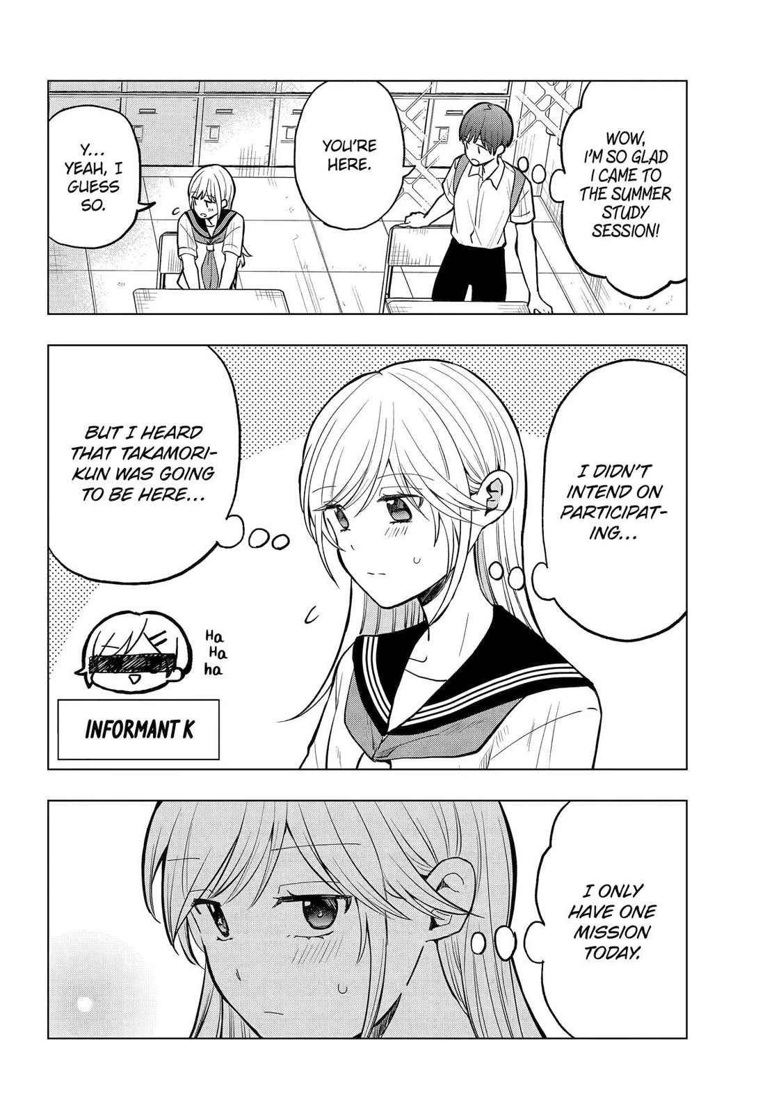 I Wanna Shut up Takamori-kun!! Chapter 17 page 4 - Chapter 17