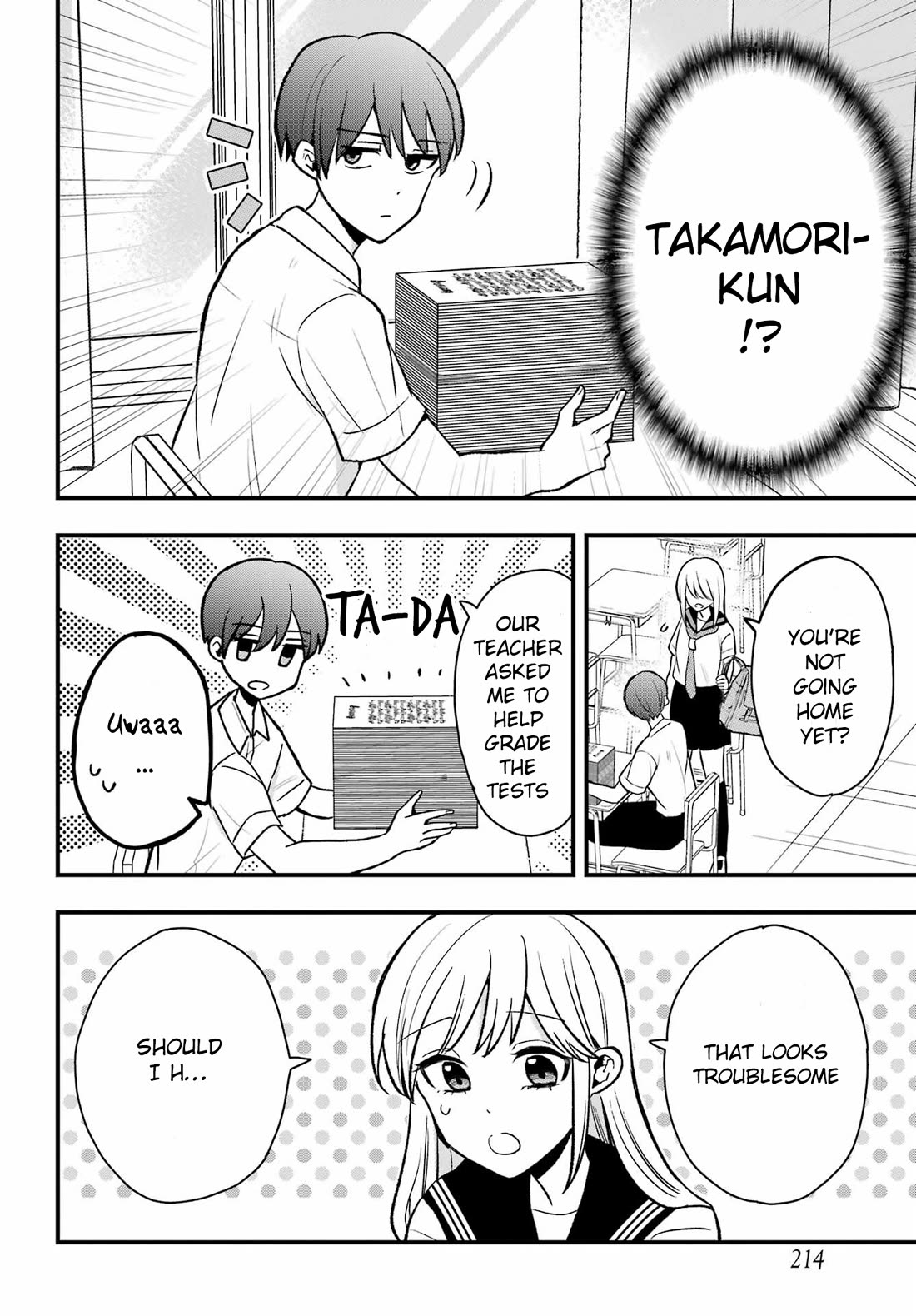 I Wanna Shut up Takamori-kun!! Chapter 2 page 6 - Chapter 2