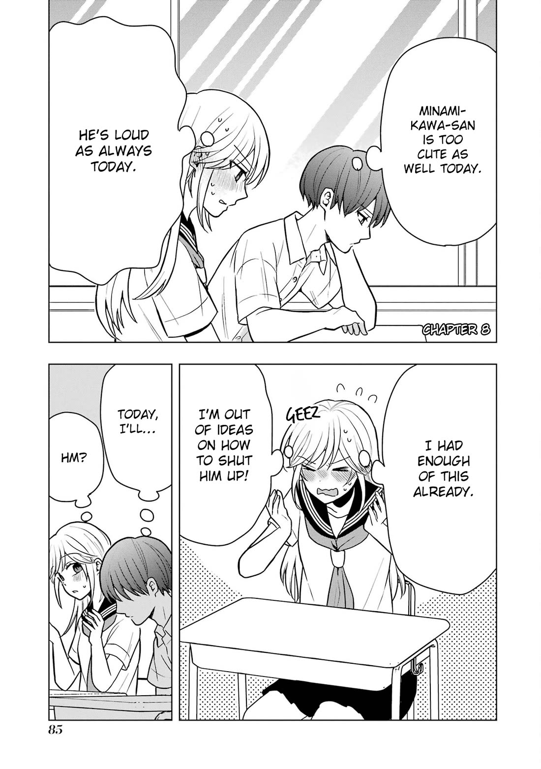 I Wanna Shut up Takamori-kun!! Chapter 8 page 1 - Chapter 8