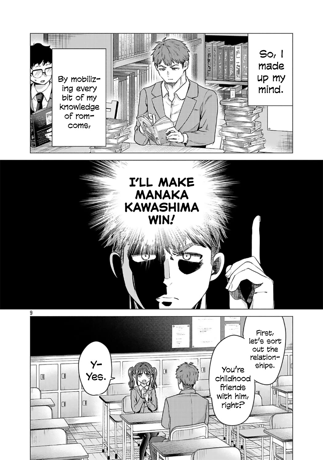 I Want the Losing Heroine to Win!! Chapter 1 page 12 - Chapter 1: I Want Manaka Kawashima to Win!
