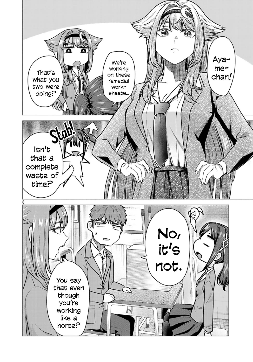 I Want the Losing Heroine to Win!! Chapter 10 page 8 - Chapter 10: I Want to Finish These Remedial Worksheets!