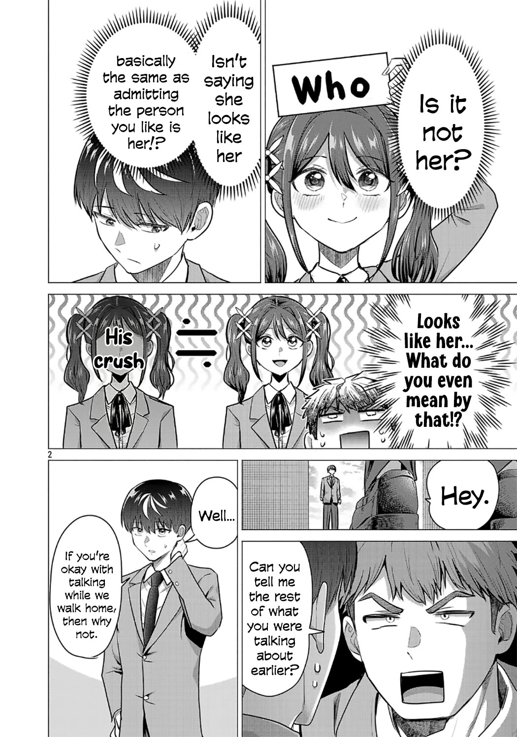 I Want the Losing Heroine to Win!! Chapter 12 page 2 - Chapter 12: I Want to Find Out Who He Likes!
