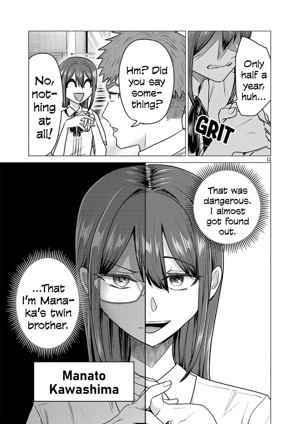 I Want the Losing Heroine to Win!! Chapter 14 page 13 - Chapter 14: Manato Kawashima Wants to Investigate!
