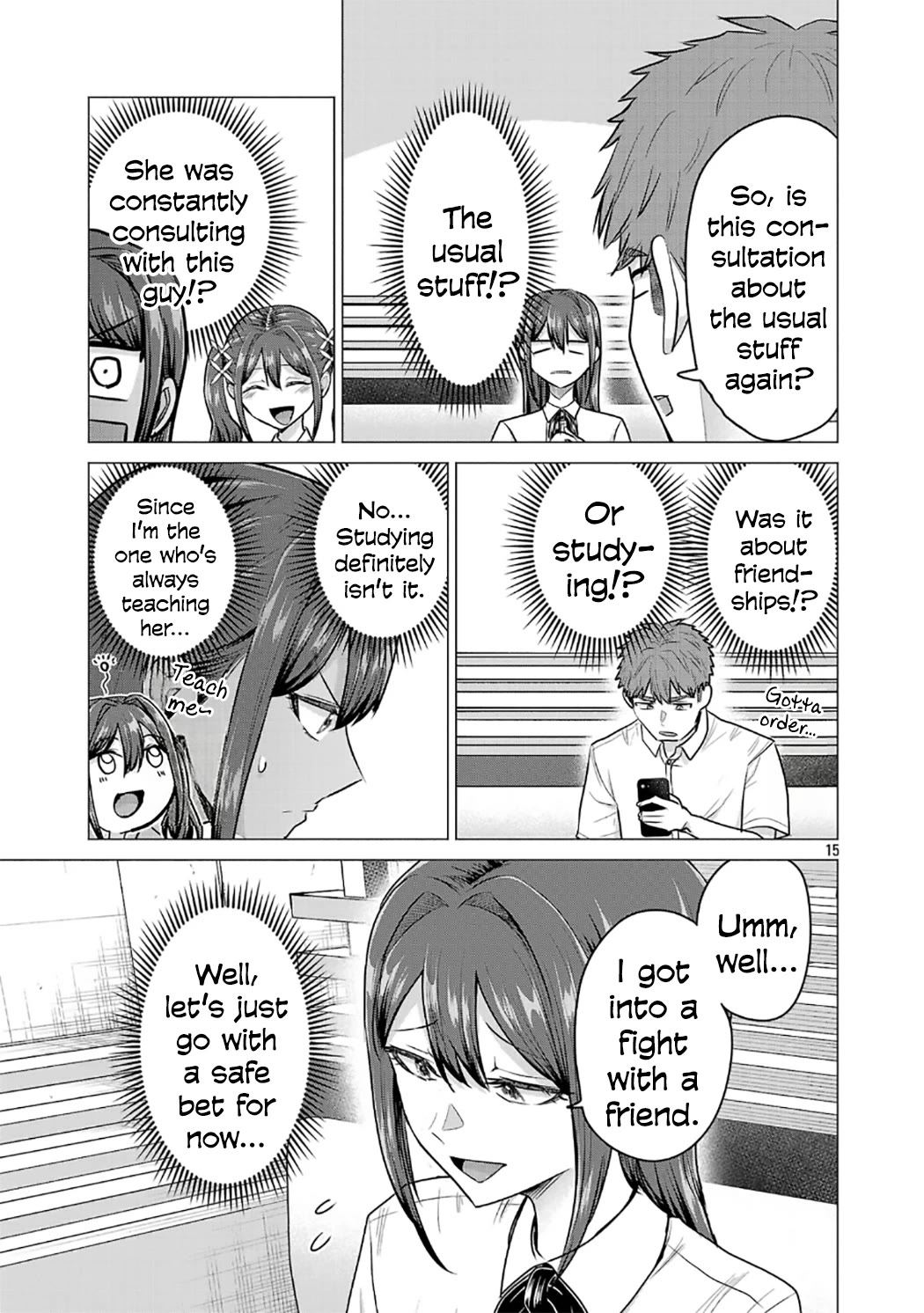 I Want the Losing Heroine to Win!! Chapter 14 page 15 - Chapter 14: Manato Kawashima Wants to Investigate!