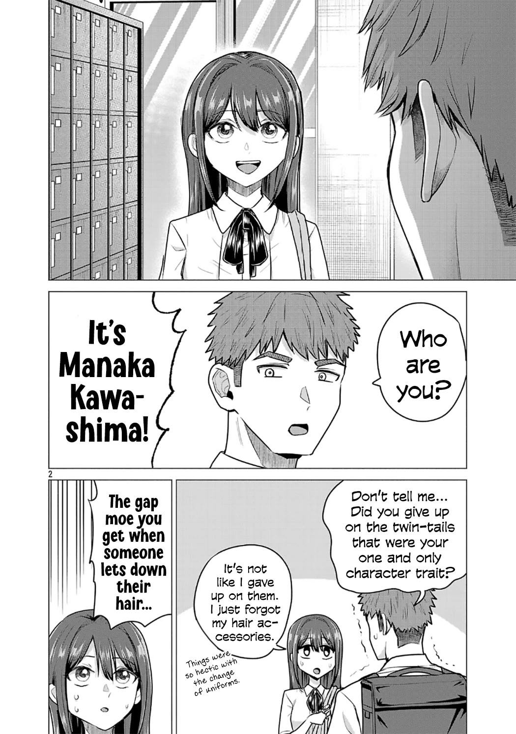 I Want the Losing Heroine to Win!! Chapter 14 page 2 - Chapter 14: Manato Kawashima Wants to Investigate!