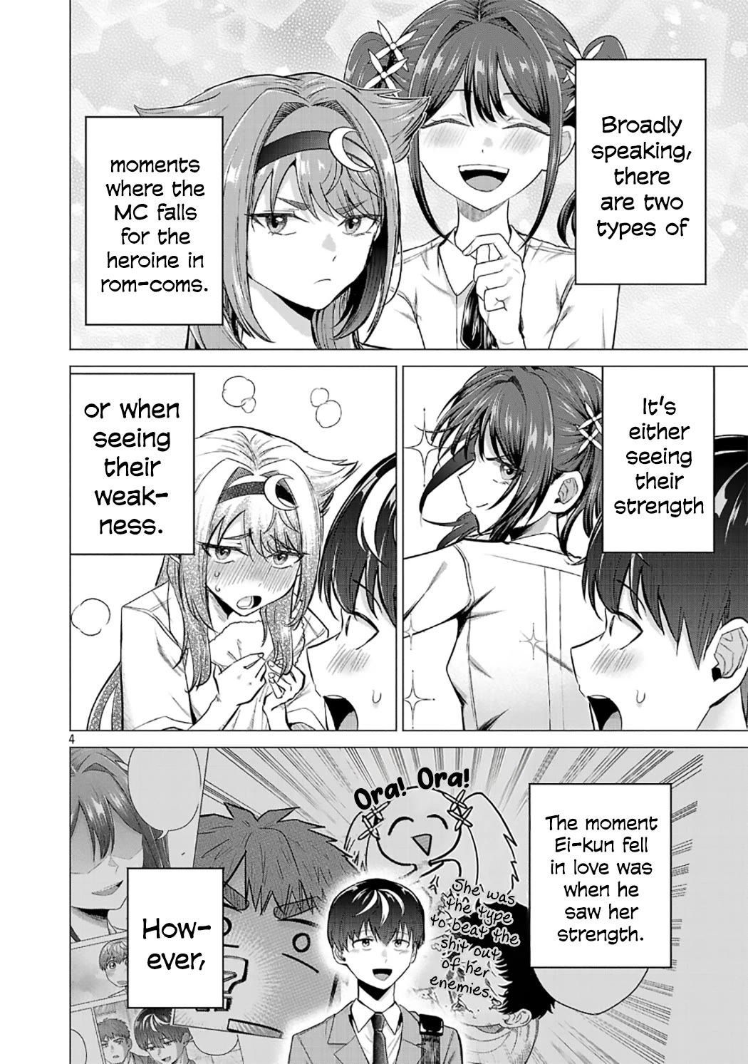 I Want the Losing Heroine to Win!! Chapter 18 page 4 - Chapter 18: Manaka Kawashima Wants to Reveal It!