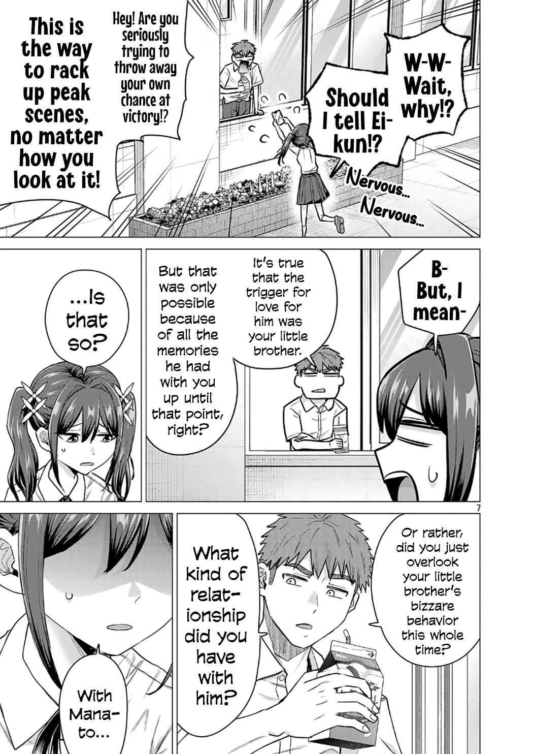 I Want the Losing Heroine to Win!! Chapter 18 page 7 - Chapter 18: Manaka Kawashima Wants to Reveal It!
